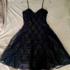 Women's Black Lace holiday/cocktail dress